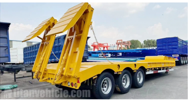 Porte-char à 3 essieux de 80 tonnes sera expédié en Guinée