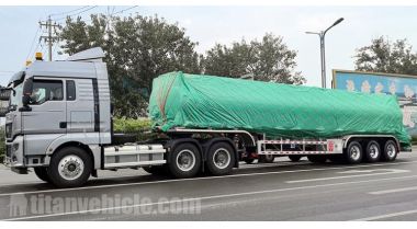Citerne de carburant en aluminium de 39 000 litres prête à être expédiée au Congo