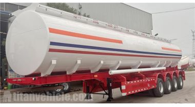 Citerne de carburant de 60 000 litres à 4 essieux à expédier au Mali