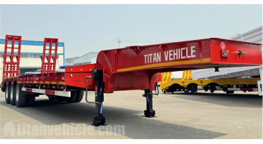 Porte-char de 60 tonnes à 3 essieux à exporter au Sénégal