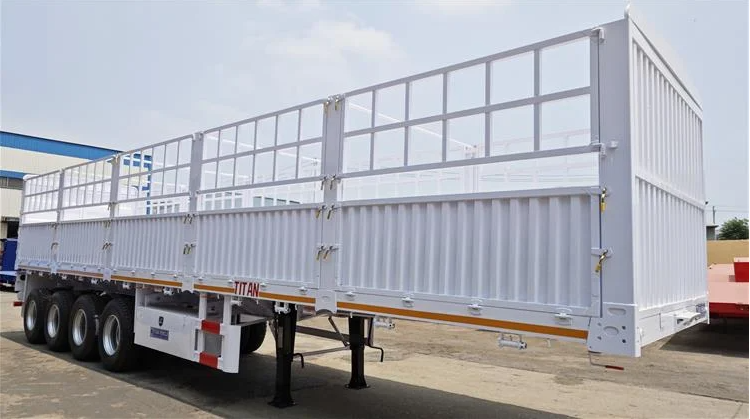 4 Axle 80 Ton Fence Semi Trailer for Sale In Senegal