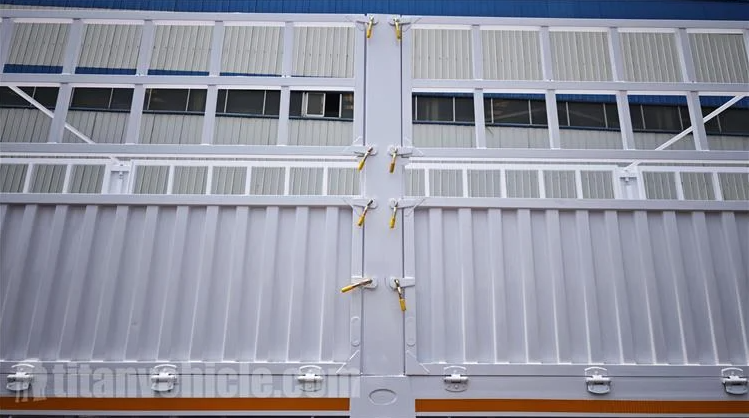 4 Axle 80 Ton Fence Semi Trailer for Sale In Senegal