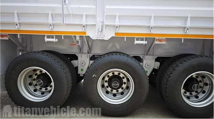 Triaxle Trailer with Bulk Sides for Sale In Zambia