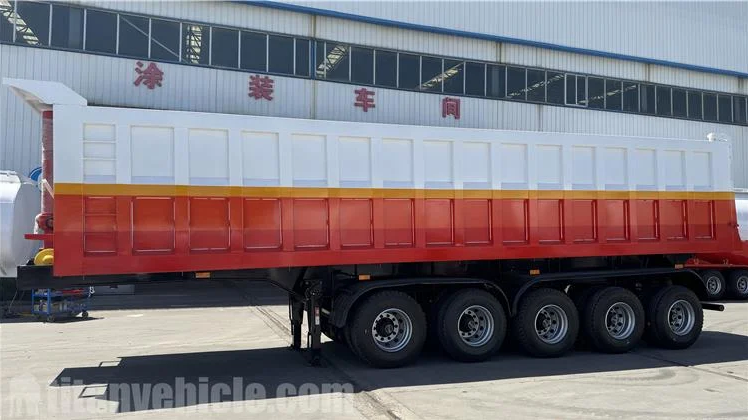 5 Axle 100 Ton Tipper Trailer for Sale In Cameroon