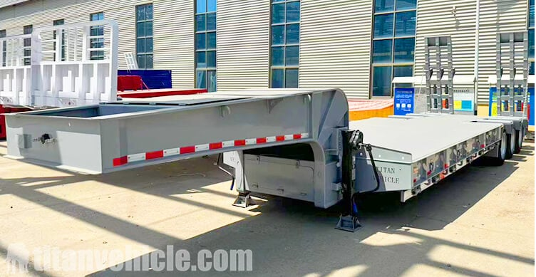 3 Axle 60 Ton Low Bed Trailer for Sale in Congo