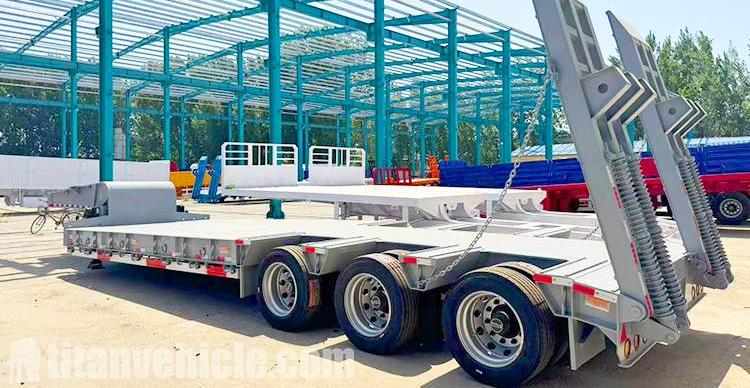 3 Axle 60 Ton Low Bed Trailer for Sale in Congo