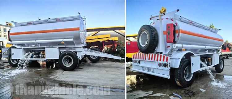 10000 Liters Drawbar Tanker Trailer for Sale in Kazakhstan