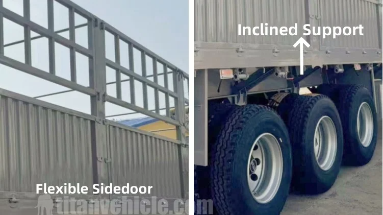 Tri Axle Fence Semi Trailer for Sale in Zimbabwe