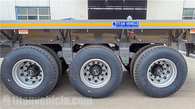 60T Tri Axle Flat Deck Trailer for Sale In Jamaica
