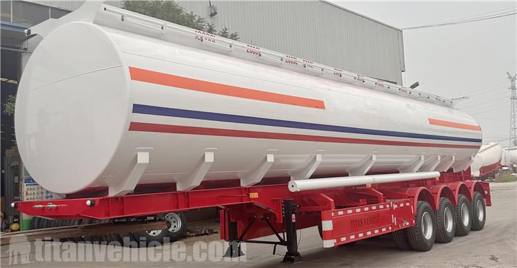 4 Axle 60000 Liters Oil Tanker Semi Trailer for Sale In Zambia