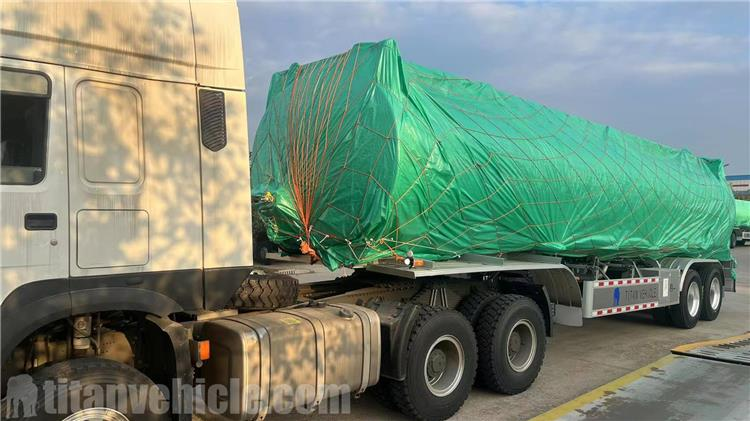 2 Axle 38CBM Aluminum Alloy Tanker Trailer for Sale In Mali
