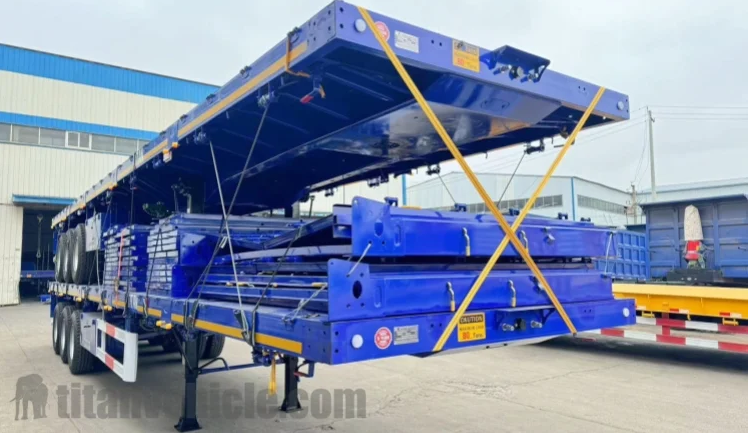 Tri Axle Flatbed Trailer Price  Cheap Flatbed Trailers for Sale Near Me in Mauritius