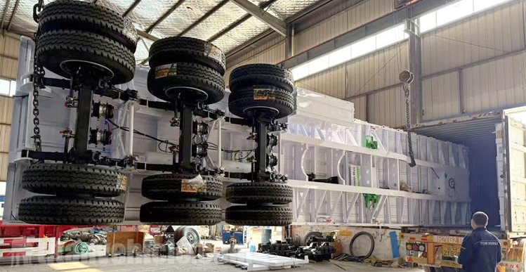 Tri Axle Side Body Trailer for Sale in Zambia