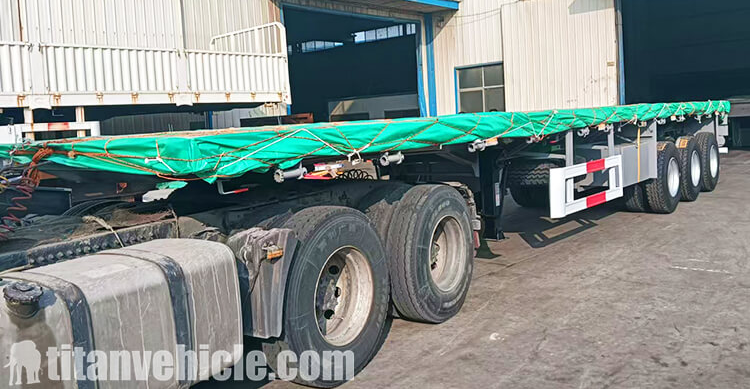3 Axle 40 Ft Flatbed Trailer for Sale in Costa Rica
