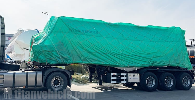 Tri Axle Dry Bulk Trailer for Sale in Cameroon