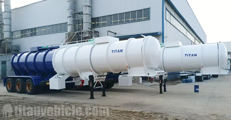 2 Units of Chemical Acid Tanker Trailers Ready Ship to Zambia