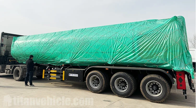 4500 Liters Fuel Tanker Trailer for Sale in Tanzania
