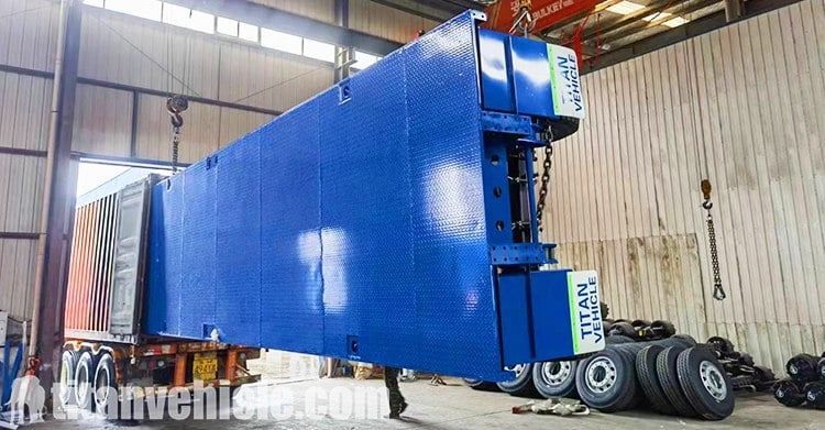3 Axle 40 Ft Semi Flatbed Trailer for Sale in Tanzania