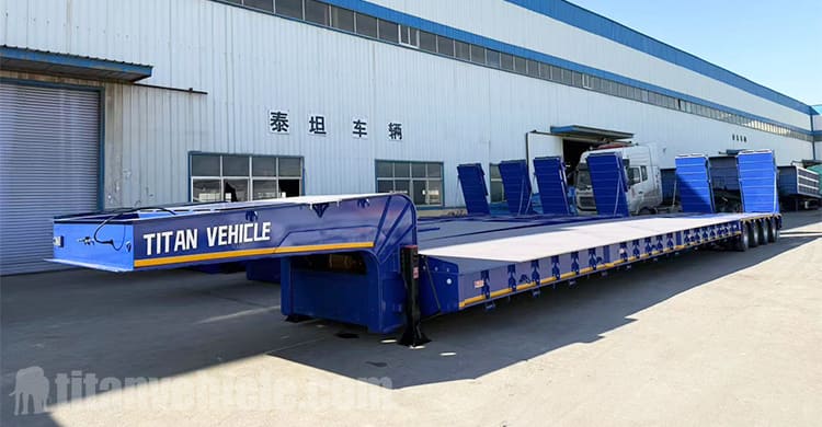 100 Ton Low Low Bed Trailer Manufacturers for Sale in Philippines
