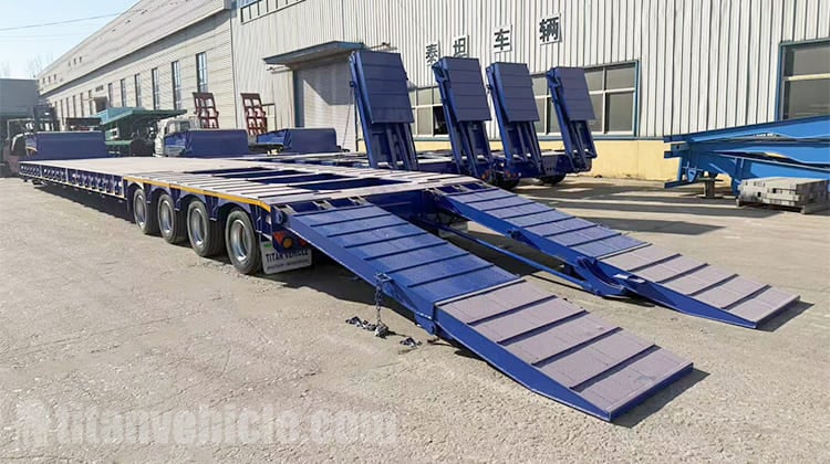 100 Ton Low Low Bed Trailer Manufacturers for Sale in Philippines