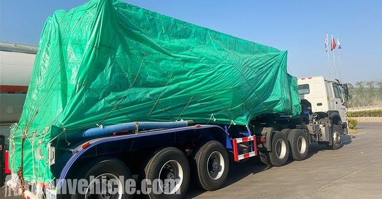 3 Axle Bulk Cement Tanker Trailer for Sale in Dominican
