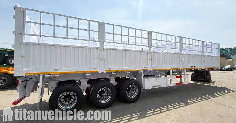 3 Axle Fence Semi Trailer for Sale in Sudan