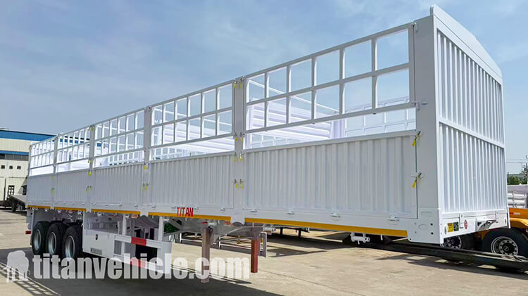 3 Axle Fence Semi Trailer for Sale in Sudan
