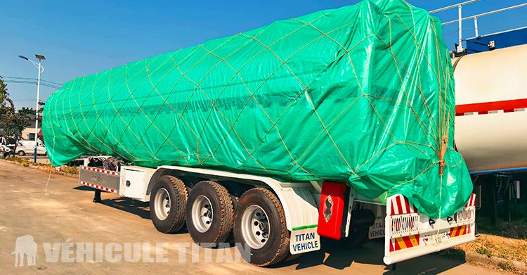 Semi Remorque Citerne en Acier Inoxydable &agrave; Vendre au Mali
