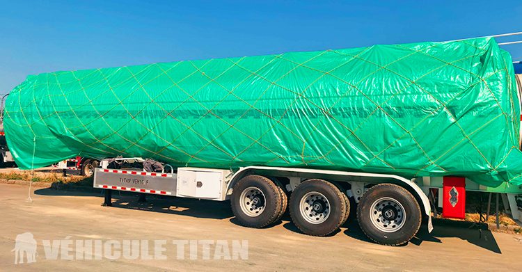 Semi Remorque Citerne en Acier Inoxydable &agrave; Vendre au Mali