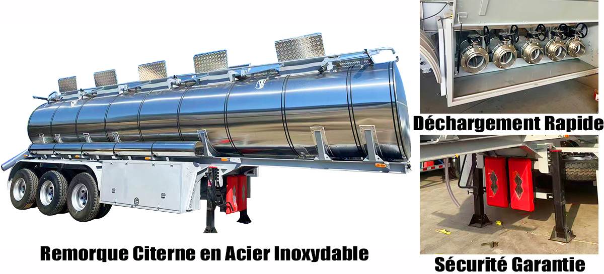 Titan Remorque Citerne de Carburant &agrave; Vendre | Remorque Citerne &agrave; Carburant
