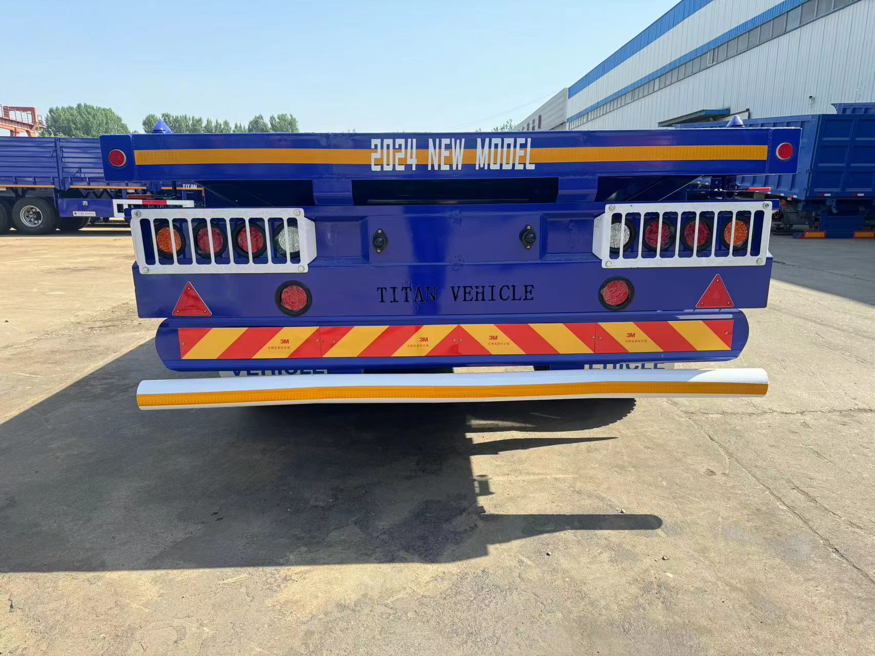 Tripple Axle Flat Bed 40 Foot Flatbed Trailer for Sale