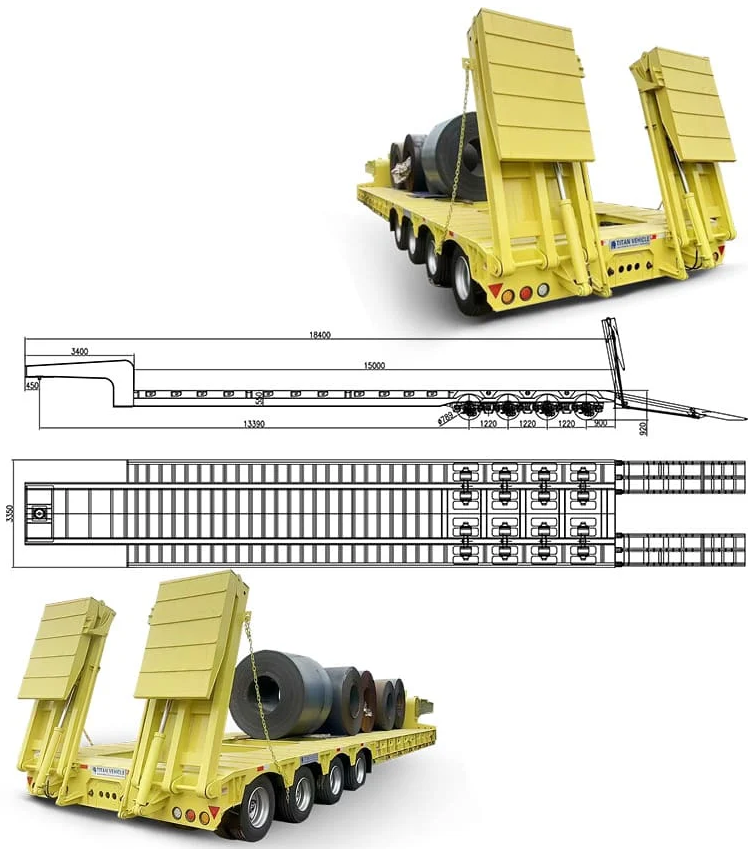 150 Ton Heavy Haul Trailers for Sale Price Manufacturers