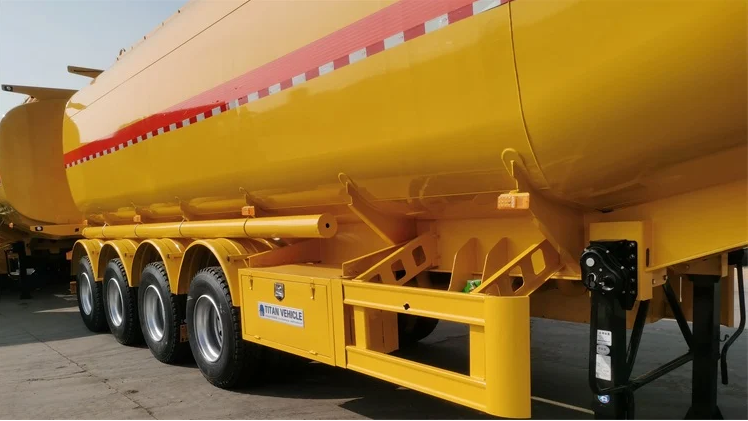 Palm Oil Tank Trailer for Sale In Tanzania - TITAN VEHICLE