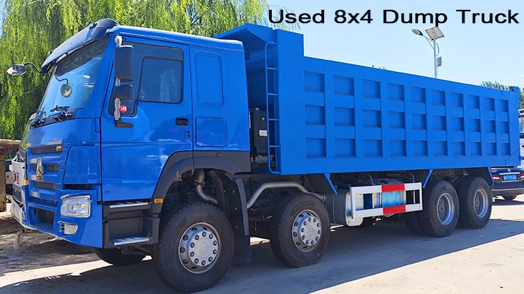 8x4 Pre Owned Sinotruk Howo Dump Trucks for Sale