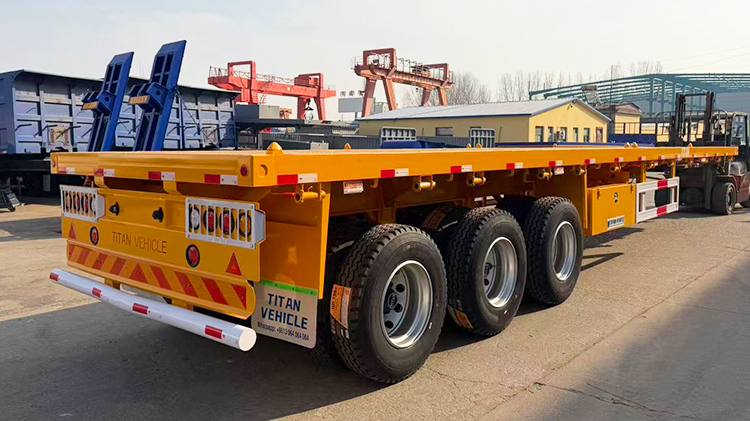Remorque Plateau Camion 40 Pieds &agrave; Vendre au Congo