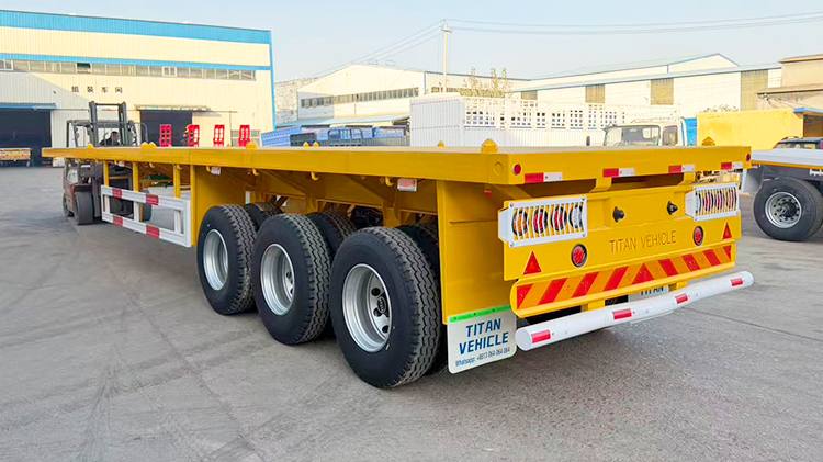 Remorque Plateau Camion 40 Pieds &agrave; Vendre au Congo