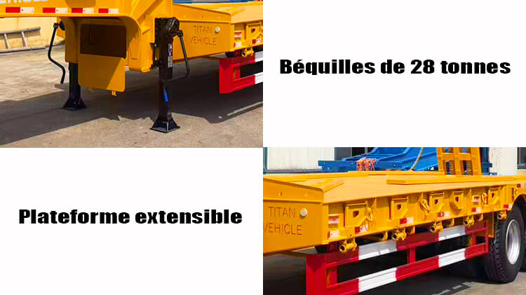 Camion Porte Char | Semi Remorque Surbaissée au Congo