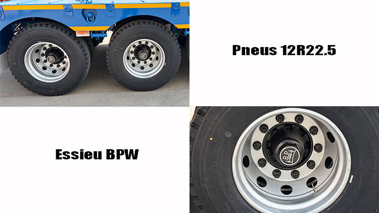 Prix Transport Remorque Porte Char 3 Essieux au Congo