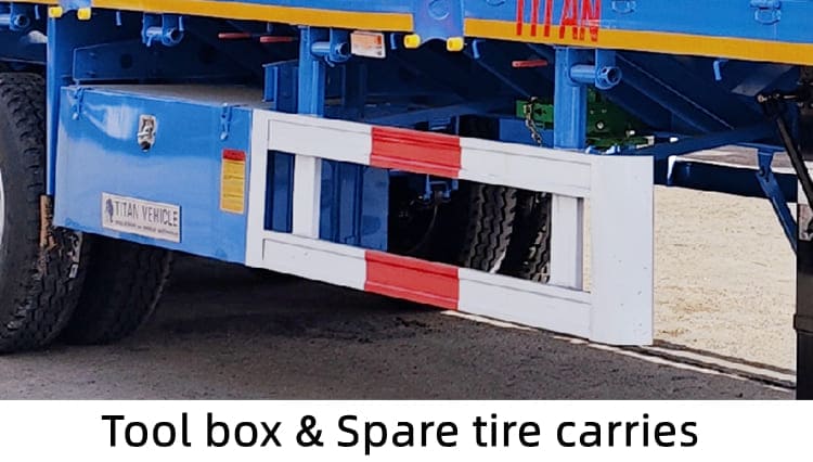 Camion-remorque &agrave; cl&ocirc;ture &agrave; 3 essieux &agrave; vendre au Gabon