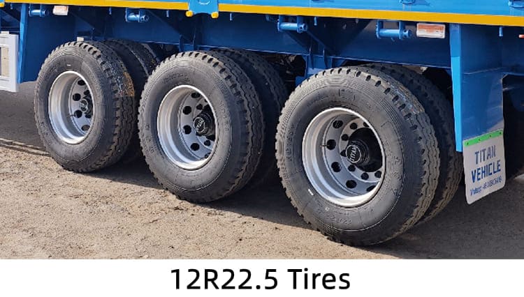 Camion-remorque &agrave; cl&ocirc;ture &agrave; 3 essieux &agrave; vendre au Gabon