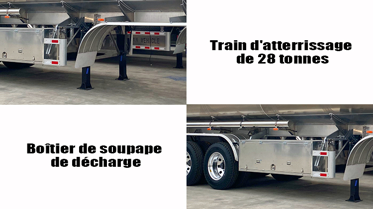 Semi Remorque Citerne Carburant en Aluminium &agrave; Vendre Au S&eacute;n&eacute;gal
