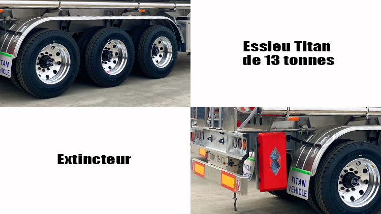 Semi Remorque Citerne Carburant en Aluminium &agrave; Vendre Au S&eacute;n&eacute;gal