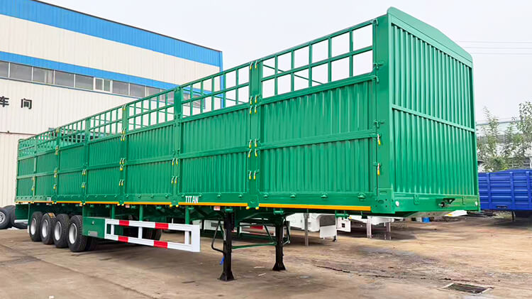 Semi Remorque porte-Cl&ocirc;ture 4 Essieux &agrave; Prix d'usine en Vente au Togo