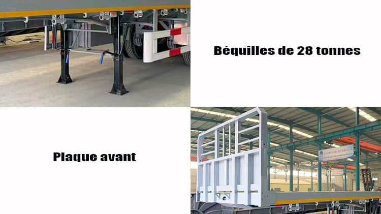 Remorque &agrave; Plateau &agrave; 4 Essieux &agrave; Vendre en R&eacute;publique centrafricaine