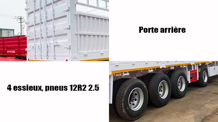 Remorque pour le Transport d'animaux à Vendre en Côte d'Ivoire