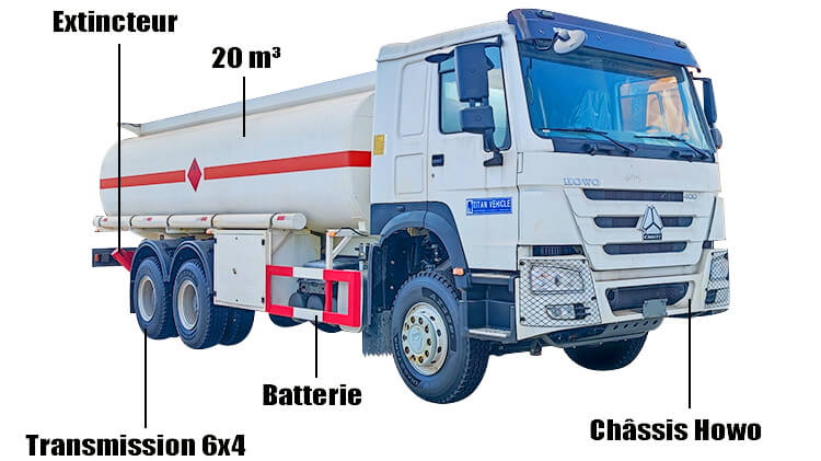 Prix d'un Camion Citerne Neuf 20m3 20000 Litres &agrave; Vendre en C&ocirc;te D'ivoire
