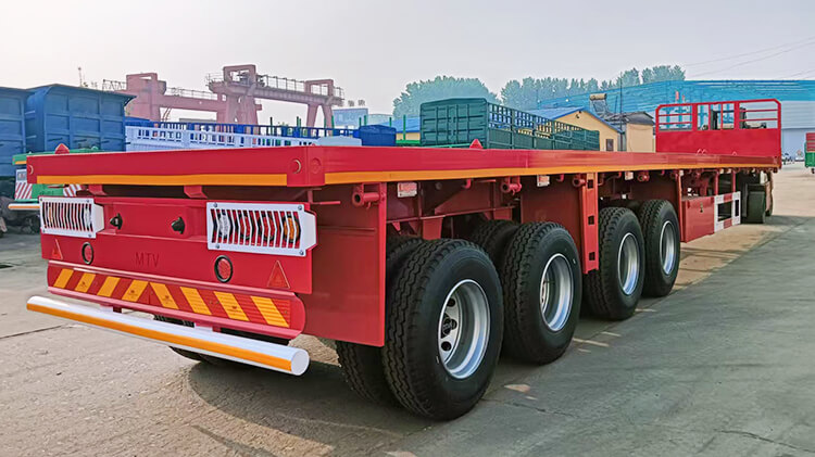Camion Remorque Plateau 3 Essieux &agrave; vendre au Mali