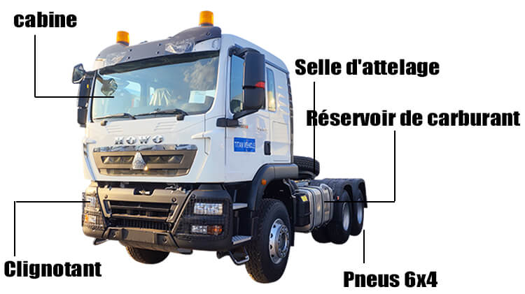 Prix Camion Tracteur Sinotruk Howo Neuf