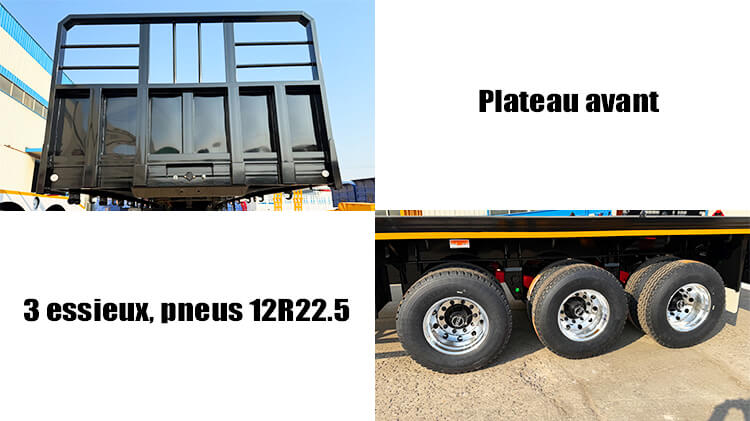 Semi Remorque Plateau Comet &agrave; 3 Essieux &agrave; Vendre en C&ocirc;te d'Ivoire