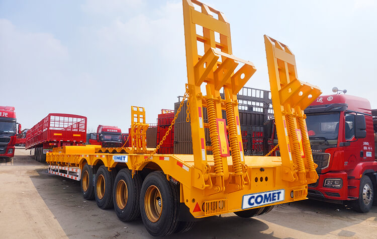 Semi Remorque Porte Engin &agrave; 4 Essieux Comet &agrave; Vendre en Tunisie